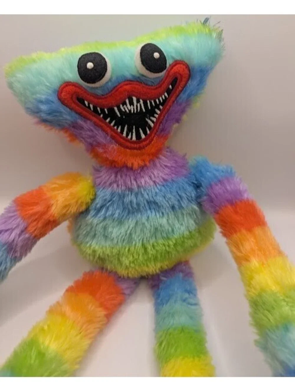 Poppy Playtime Rainbow Huggy Wuggy Plush Toy 16-inch Monster Pastel Stuffed Doll